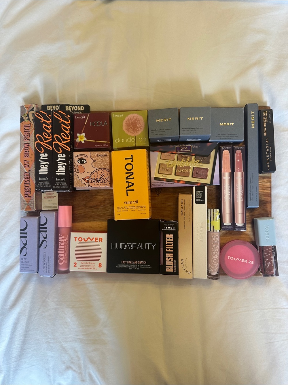 BRAND NEW Makeup Lot | Benefit Merit Tarte Huda Saie Anastasia Kosas
